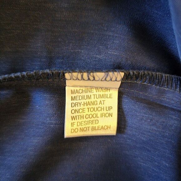 STACY ADAMS BLUE PIN STRIPE NWT SIZE 17 34/35 SHIRT FRENCH CUFFS LONG SLEEVE - Picture 8 of 10